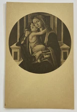 Vintage Postcard, Madonna & Child, National Gallery of Art