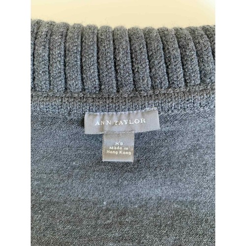 Ann Taylor - SIZE XS Women's Long SLEEVE TOP BLOUSE Color Gray - Picture 9 of 10