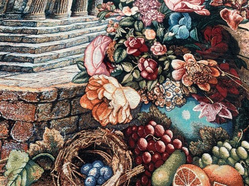 3x4 ft Vintage French Colorful Tapestry Wall Hanging Bedroom Traditional Décor - Picture 10 of 12