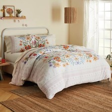 new IVORY Wild Sage Julianna Floral 2-pc Reversible Twin /Twin XL Comforter SET