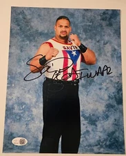 Savio Vega Signed 8X10 Photo JSA COA WWE All New Japan Pro Wrestling WWC IWA 83
