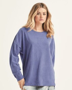 Comfort Colors Garment Dyed Drop Shoulder Long Sleeve T Shirt 6054