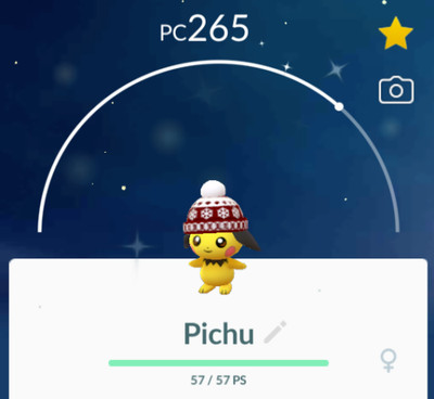 Shiny Pichu (ash hat) 