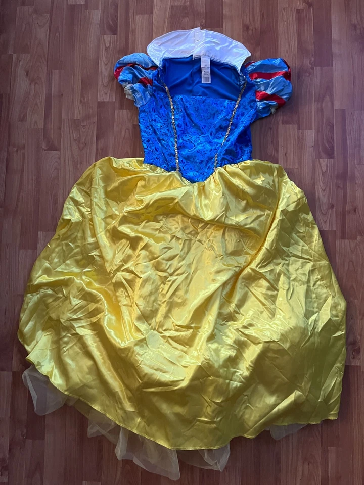 Disney Snow White Costume Princess Halloween Costume Play Dress Size L 12-14 - Image 4 of 4