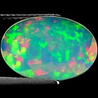 2.93 Ct IGI Certified Natural Ethiopian Opal Gemstone Faceted Oval Cut — photo 1