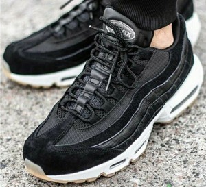 Nike Air Max 95 Premium Exotic Skins Black 538416-016 Sz 10.5 97 98 Vapormax | eBay
