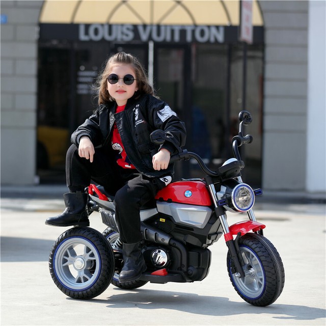 12V Electric Kids Toy Ride On 3 Wheel Bike Car Motorbike 2x 20W Trike 2 Motors OB10284 12V Electric Kids Toy Ride On 3 Wheel Bike Car Motorbike 2x 20W Trike 2 Motors OB10284