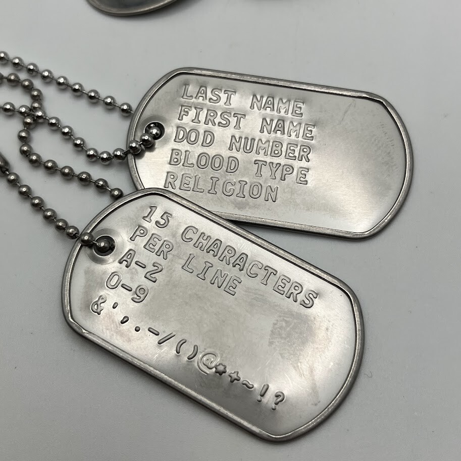 Us Army Dog Dog Tags Near Me Military Stainless Steel Custom