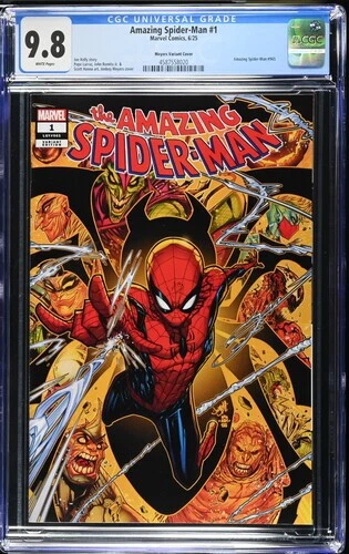 Amazing Spider-Man (2025) # 1 CGC 9.8 NM/MT C2E2 Exclusive Jonboy Meyers Marvel