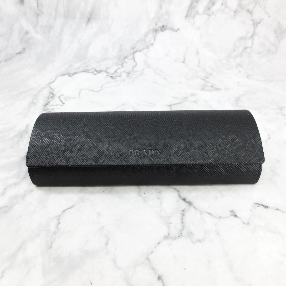 Prada Eyeglasses Case Semi-Hard Black Flip Top | eBay