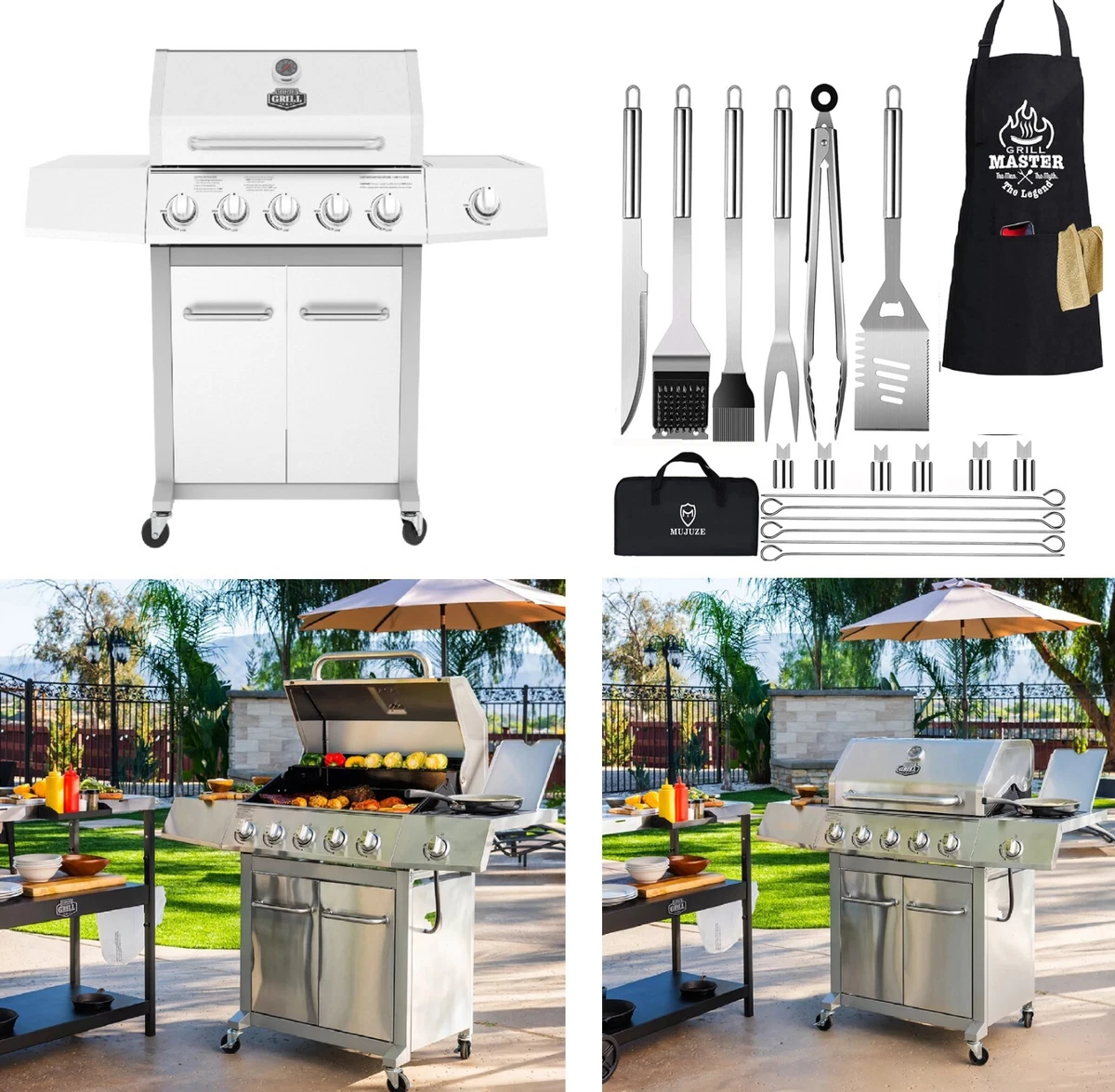 Expert grill 5 shop burner