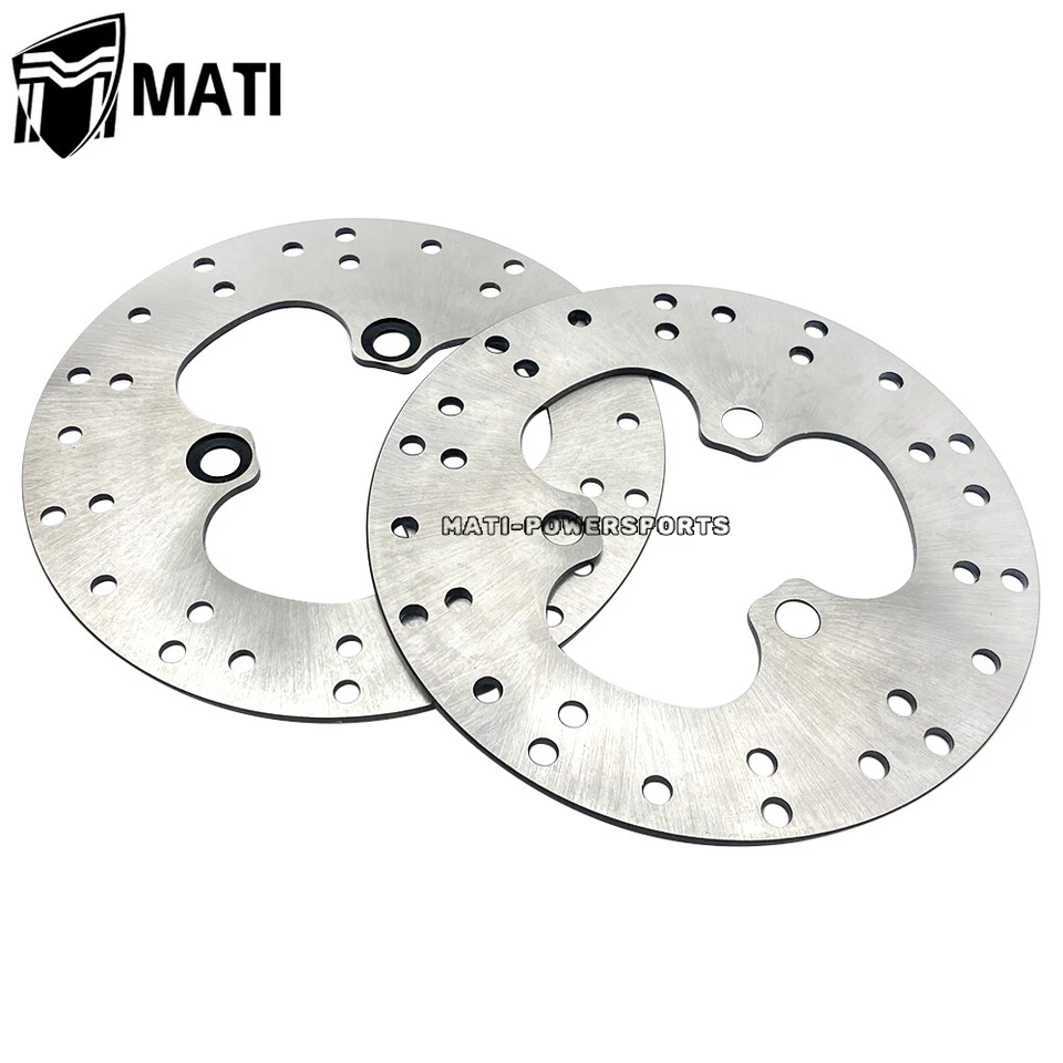 Rotor de disco de freno delantero izquierdo derecho para Honda Sportrax 400 TRX400EX 2x4 1999-2008 Foto 2 de 4