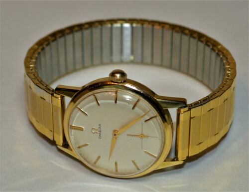 Genuine OMEGA Geneve 511.346 Cal.485 Gold Hand Winding Ladies