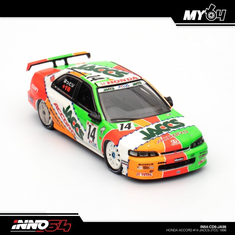 INNO64 Honda Accord CD6 #14 JACCS JTCC 1996 1/64 Diecast | eBay INNO64 Honda Accord CD6 #14 JACCS JTCC 1996 1/64 Diecast | eBay