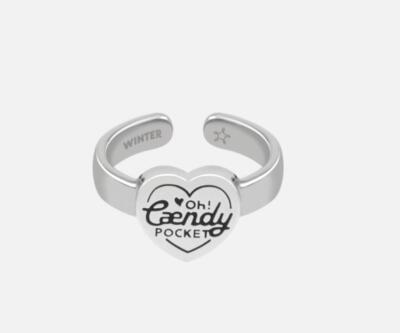 aespa Oh! Caendy Pocket Part.2 OFFICIAL MD GOODS RING + PHOTOCARD