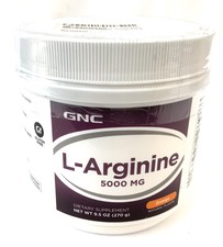 Gnc L Arginine 5000 Milligram Dietary Supplement Orange Flavor