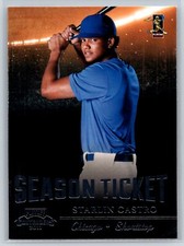 2011 Playoff Contenders Starlin Castro Season Ticket Chicago Cubs #6
