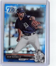 2017 Bowman Chrome 70th Blue Refractor #BCP189 Adam Ravenelle - Detroit Tigers