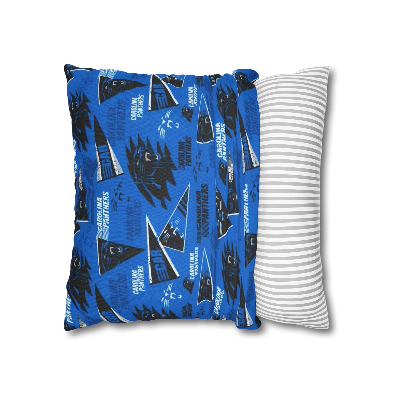 Carolina Panthers Square Throw Pillow Cover