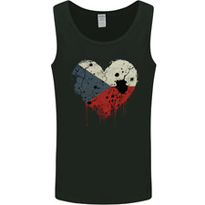 Love Czechia Flag Czech Republic Day Football Mens Vest Tank Top