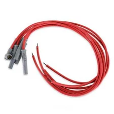 MSD Spark Plug Wires Spiral Core 8.5mm Red Multi-Angle Boots Universal L6/V6 Set