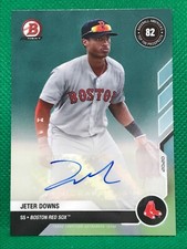 2020 BOWMAN NEXT BASEBALL NEXT TOP 100 PROSPECTS Jeter Downs RC #BA-17 AUTO