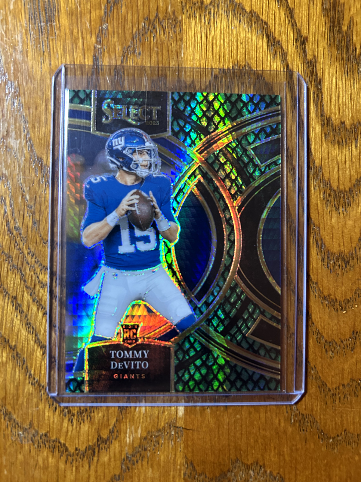 Tommy DeVito 2023 Panini Select Football - Concourse Dragon Scale /70 (RC)