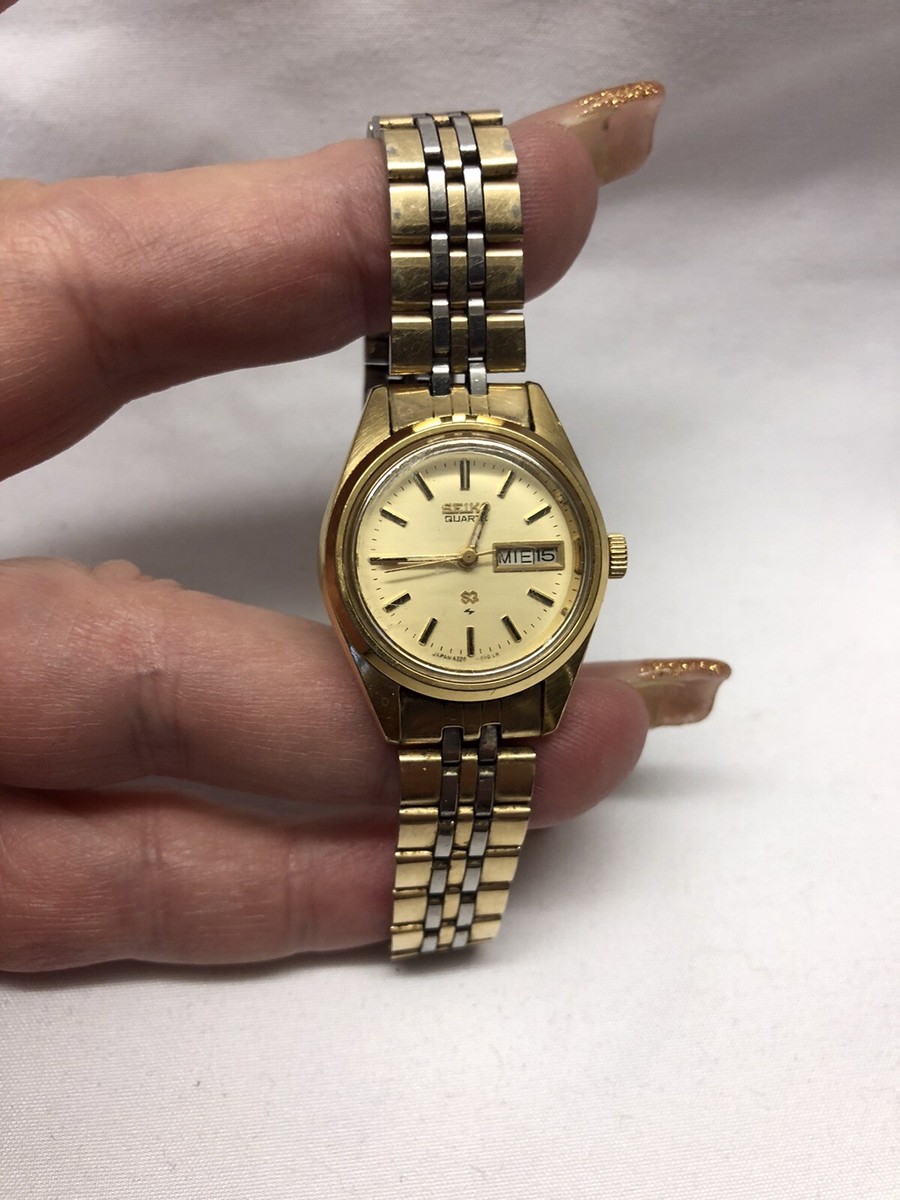 アナログ腕時計 SEIKO | Quartz Ladies Watch 1978 Vintage SEIKO Japan-A Ladies Wrist Watch Two Tone | eBay