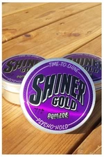Shiner Gold Pomade 4 Oz Psycho Strong Hold 3 Pack Wax Gel Hair Styling USA NEW