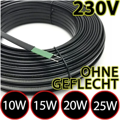 PROFIHOT HEIZKABEL 230V Frostschutz Rohrbegleitheizung Heizleitung selbstregulierend ⭐⭐⭐