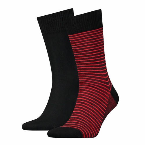 Levi's 2-Pack Levis 168SF Regular Cut Stripe Socks Stripes - Picture 4 of 5