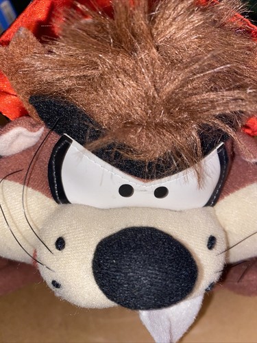 Looney Tunes Tasmanian Devil Taz Lovestruck Eyes Russell Stover Plush 1998 w TAG - 第 2/8 張圖片