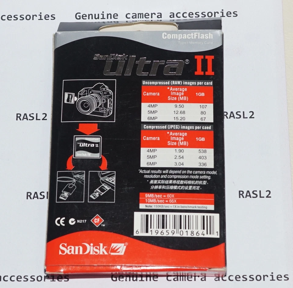 CF Compact Flash Memory Card For Digital Camera Canon EOS 1D X S 5D 350D 50D 40D - Image 2 of 4