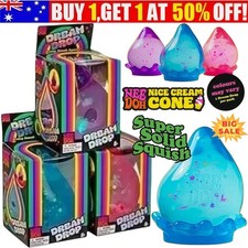NeeDoh Dream Drop Fidget Squish Toy Teardrop Nee Doh Squeeze Ball - NEW