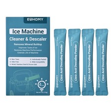 EUHOMY Ice Maker Cleaner  Descaler  4 Use  Individually Packed  Ice Machine