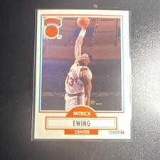 1990-91 Fleer Patrick Ewing #125 New York Knicks NBA Basketball Card