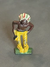 Vintage Barclays Indian Figure Native American Dime store Metal Figure 