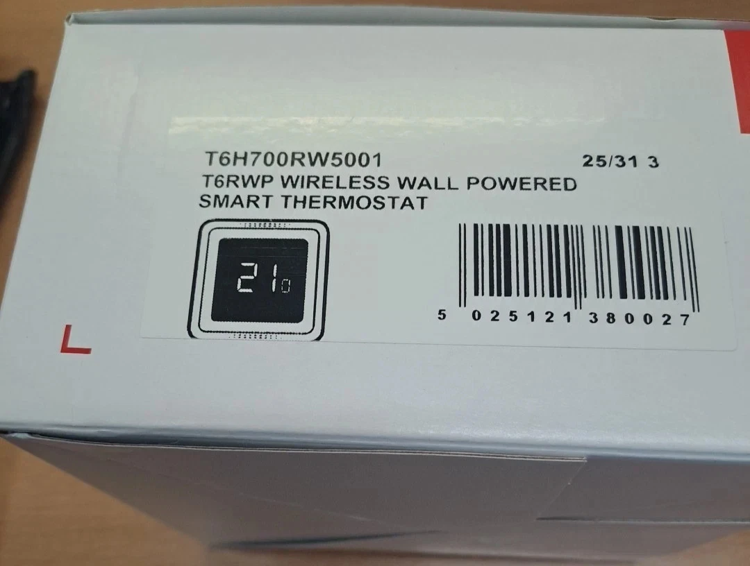 Honeywell T6H700RW5001 T6RWP Wireless Wall Powered Smart Thermostat. Fast ship