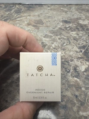 TATCHA Indigo Overnight Repair (Deluxe Mini .34oz/10mL) New in Box ~ US Seller! - Image 1 of 4