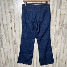Vintage 70s Levis Bell Bottom Jeans Orange Tab Denim Mens 30 x 30 USA
