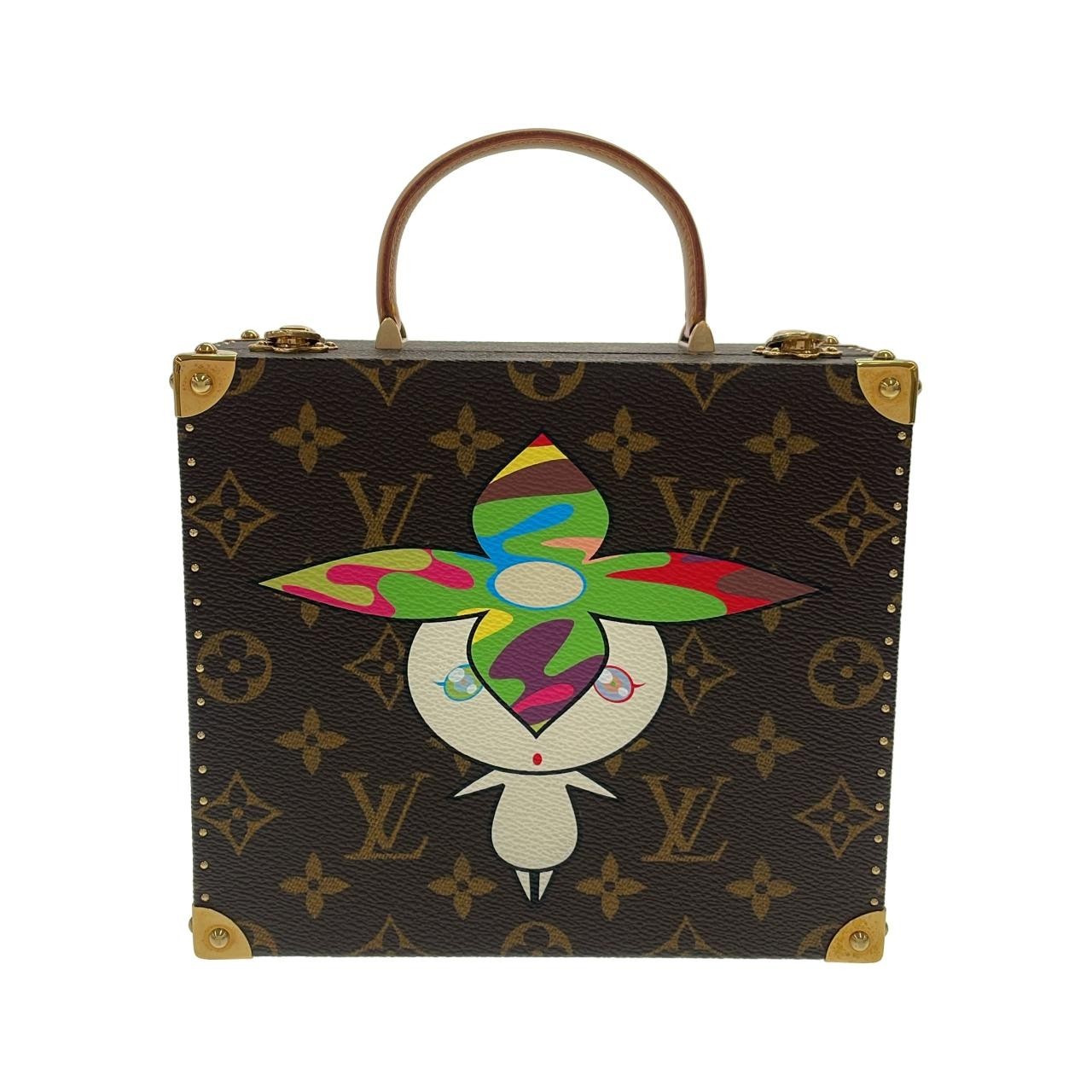 Authentic Louis Vuitton Monogram (Murakami) Hard Case Flower Hat Man M92475 ...