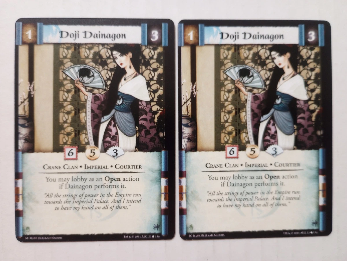 legend of the five rings rare cards Legend of the Five Rings AEG Individual Collectible Card Game Cards for  sale