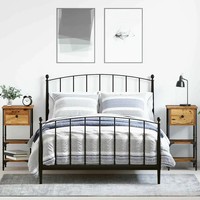 Nachttisch 2 Pcs Braun 33,5 X 36 X 70 Cm Holzwerkstoff