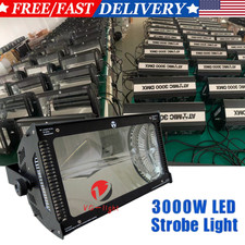 US 3000W Super Bright Automic LED Strobe Light DMX DJ Stage Strobe Flash Light