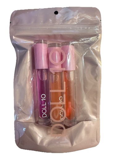 Doll 10 Perfect Pout Plumping Lip Oil 3-piece Set