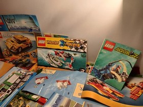 Massive Lot Lego Star Wars Power Miners Dino City Creator Atlantis Instructions