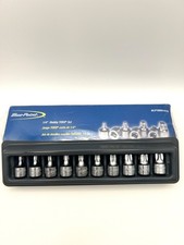 Snap On Tools Blue-point 10pc 14 Drive Torx Stubby Bit Socket Set Blptorx1410