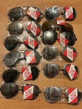 Vintage Lot Of 12 Aviator Sunglasses 80s 90s NOS Unused Made in Taiwan ROC Lot