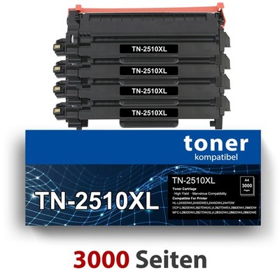Toner Compatible with Brother TN-2510XL MFC-L2800DW L2827DW L2860DW L2862DW