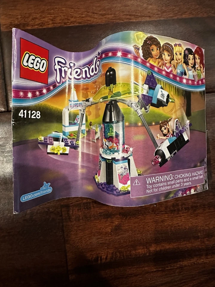 2016 Lego Friends 41128 Amusement Park Space Ride 100% Complete Set - Image 4 of 4